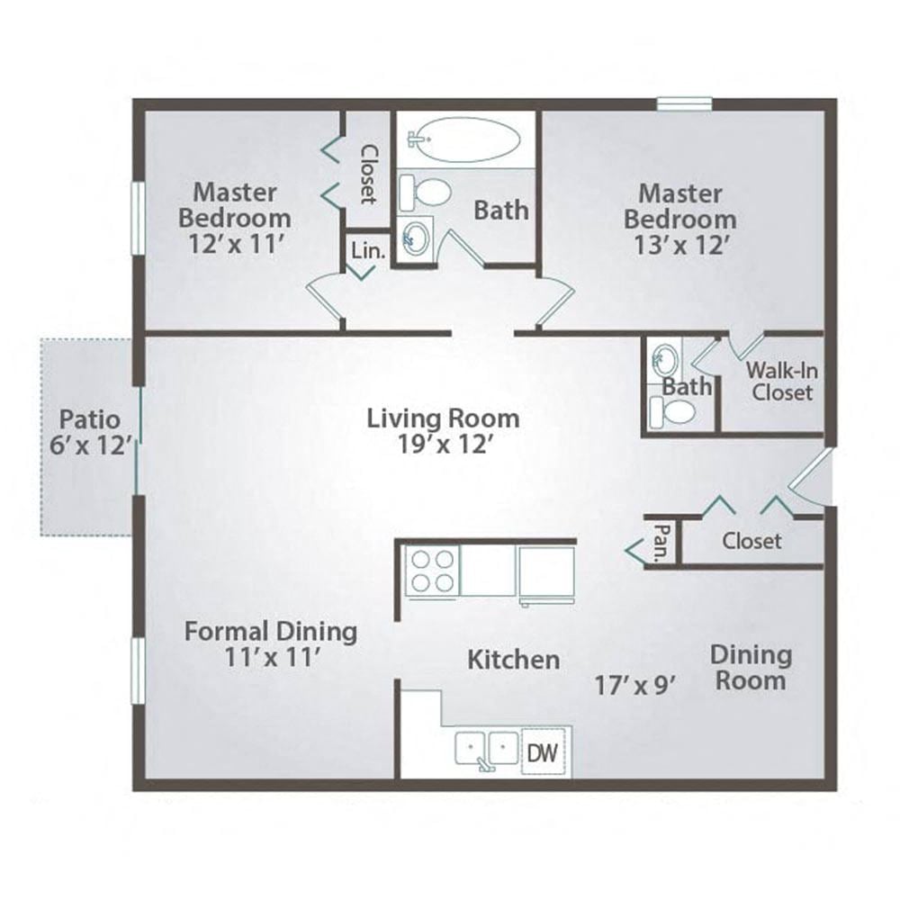 2 bedroom apartment for rent